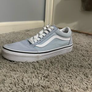 Old Skool Vans. Light Blue. Size 8
